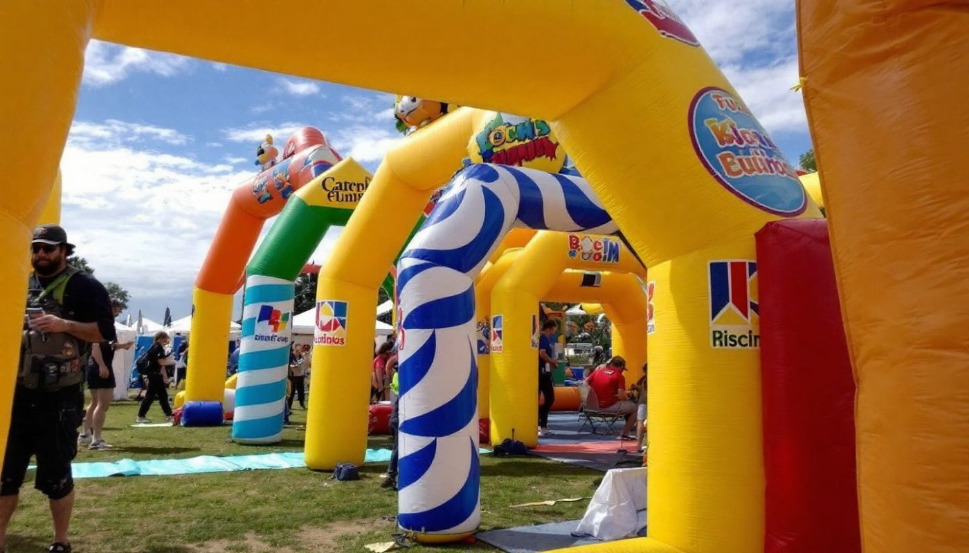 Comment les structures gonflables personnalisées boostent la visibilité lors d'événements